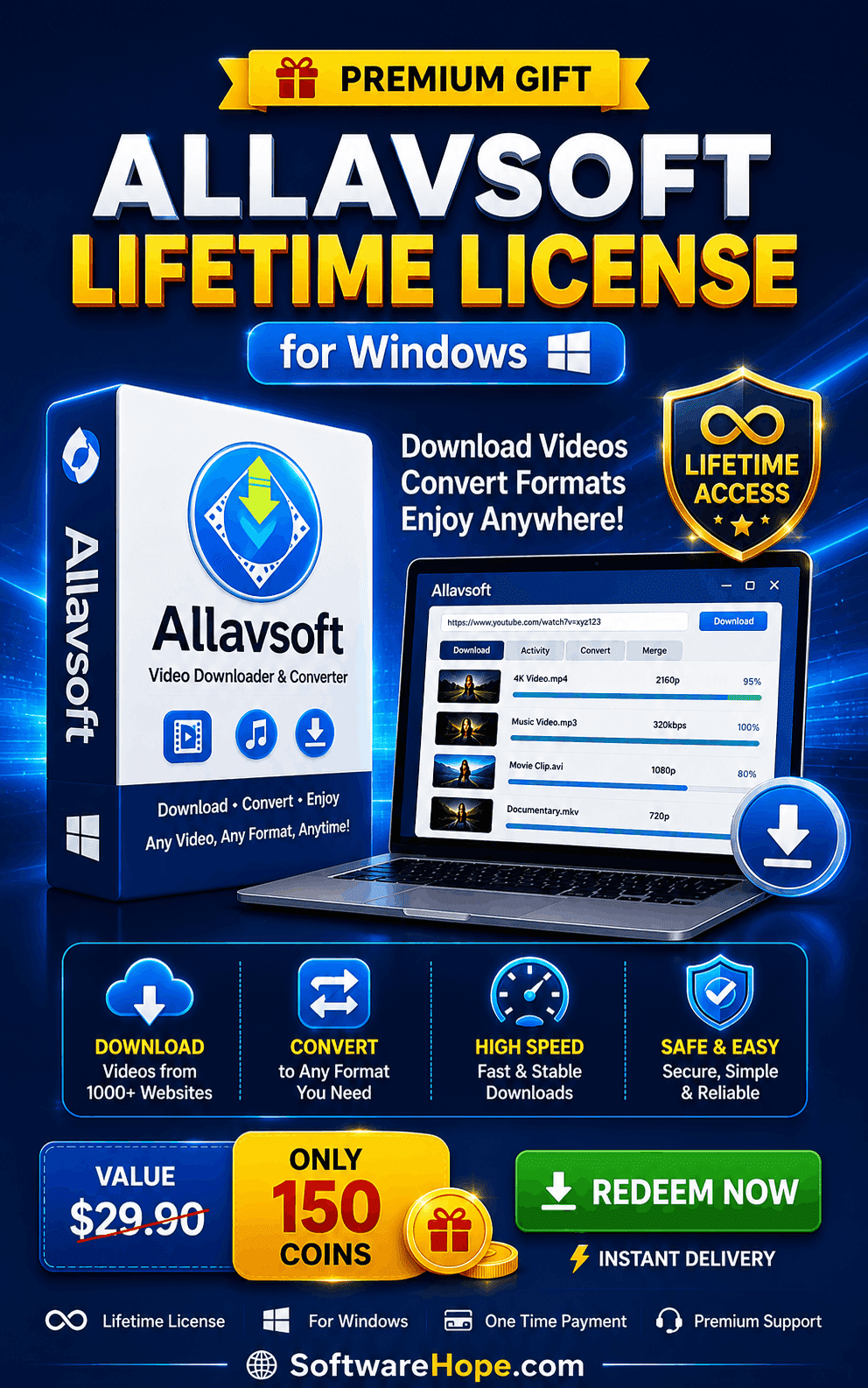 Allavsoft Lifetime License (Windows)