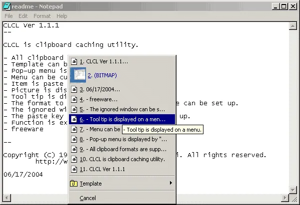 CLCL clipboard