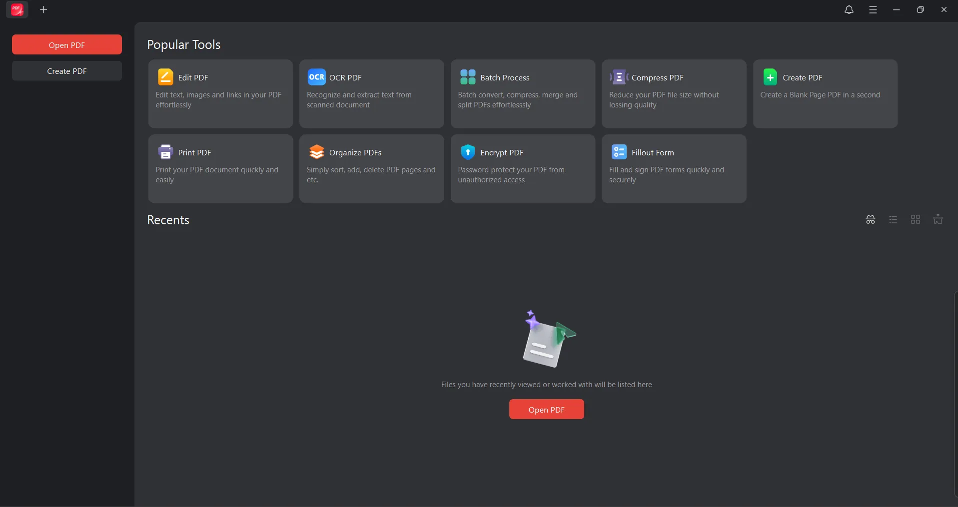 JOPDF Dashboard Overview
